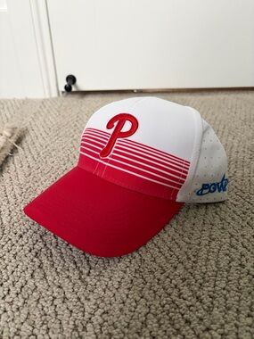 Red and White Phillies Baseball Cap